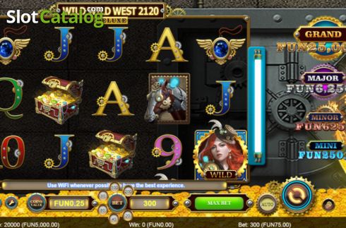 Οθόνη2. Wild Wild West 2120 Deluxe Κουλοχέρης