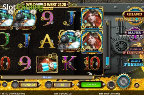 Οθόνη4. Wild Wild West 2120 Deluxe Κουλοχέρης