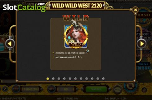 Οθόνη6. Wild Wild West 2120 Deluxe Κουλοχέρης