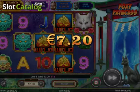 Οθόνη4. Foxy Princess Deluxe Κουλοχέρης