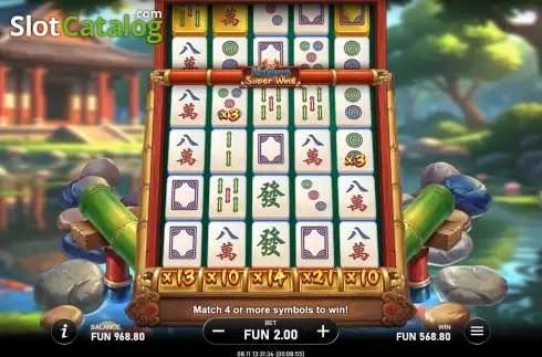 Οθόνη2. Mahjong Super Wins Κουλοχέρης