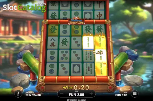 Οθόνη3. Mahjong Super Wins Κουλοχέρης