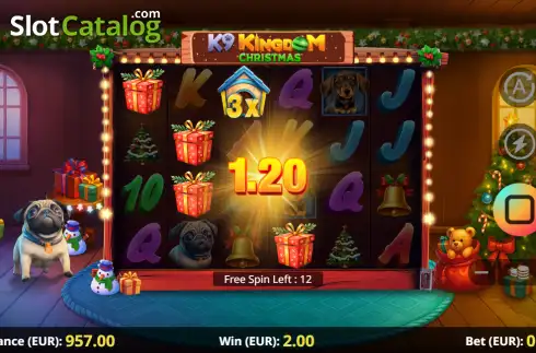 Οθόνη3. K9 Kingdom Christmas Κουλοχέρης 