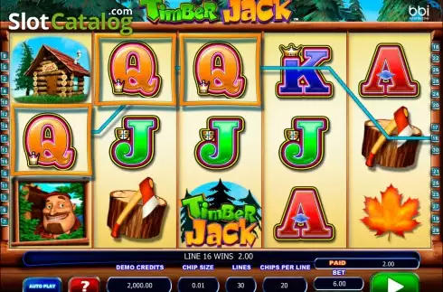 Οθόνη7. Timber Jack Κουλοχέρης