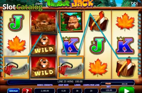 Οθόνη8. Timber Jack Κουλοχέρης