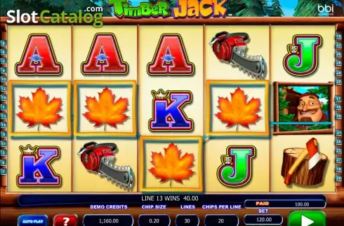 Οθόνη9. Timber Jack Κουλοχέρης