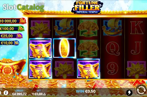 Οθόνη4. Fortune Filler Imperial Temple Κουλοχέρης 