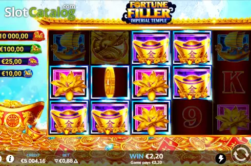 Οθόνη5. Fortune Filler Imperial Temple Κουλοχέρης 
