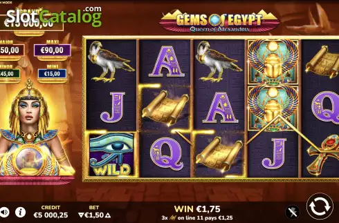 Οθόνη3. Gems of Egypt (Bluberi) Κουλοχέρης