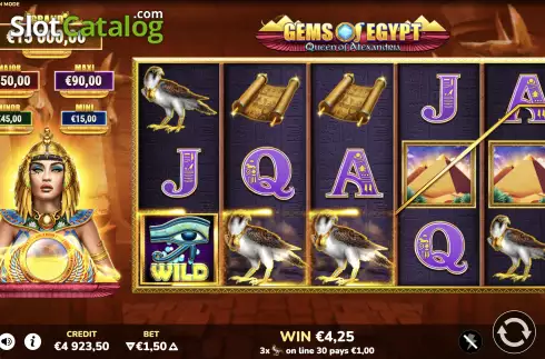 Οθόνη5. Gems of Egypt (Bluberi) Κουλοχέρης