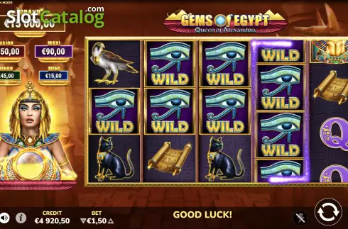 Οθόνη7. Gems of Egypt (Bluberi) Κουλοχέρης