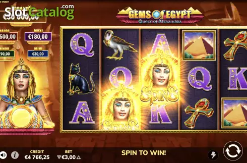Οθόνη8. Gems of Egypt (Bluberi) Κουλοχέρης