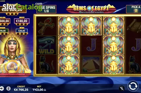 Οθόνη9. Gems of Egypt (Bluberi) Κουλοχέρης