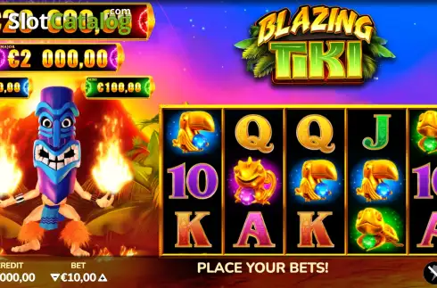Οθόνη2. Blazing Tiki Κουλοχέρης