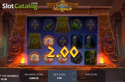 Οθόνη4. Curse of the Mummies Κουλοχέρης