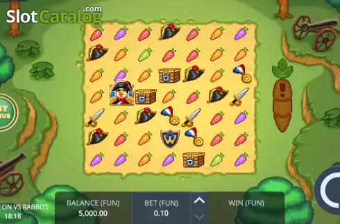 Οθόνη3. Napoleon vs Rabbits Κουλοχέρης