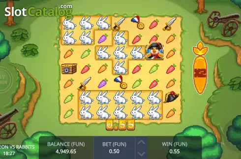 Οθόνη6. Napoleon vs Rabbits Κουλοχέρης