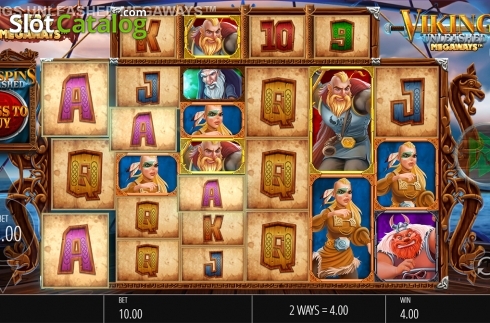Οθόνη4. Vikings Unleashed Megaways Κουλοχέρης