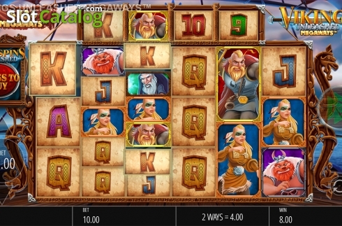 Οθόνη5. Vikings Unleashed Megaways Κουλοχέρης