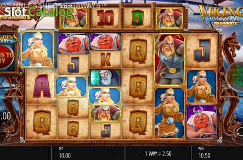 Οθόνη6. Vikings Unleashed Megaways Κουλοχέρης