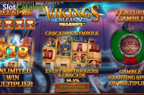 Οθόνη2. Vikings Unleashed Megaways Κουλοχέρης