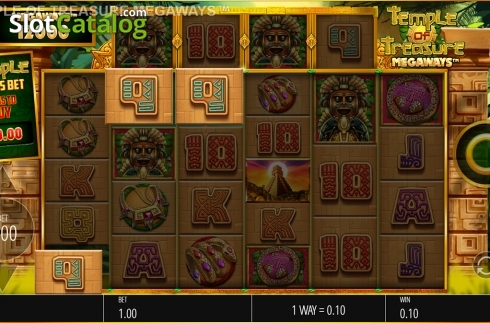 Οθόνη4. Temple of Treasure Megaways Κουλοχέρης