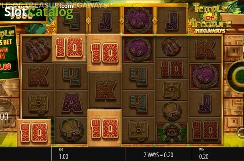 Οθόνη5. Temple of Treasure Megaways Κουλοχέρης