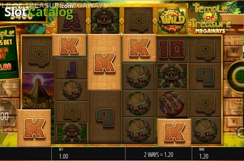Οθόνη6. Temple of Treasure Megaways Κουλοχέρης