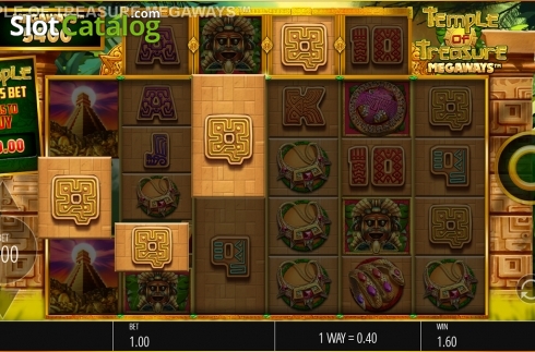 Οθόνη7. Temple of Treasure Megaways Κουλοχέρης