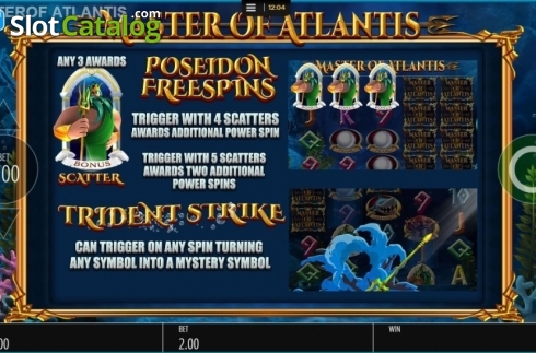 Οθόνη2. Master of Atlantis Κουλοχέρης