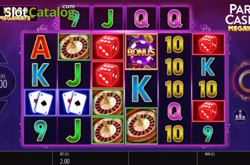 Οθόνη2. Party Casino Megaways Κουλοχέρης