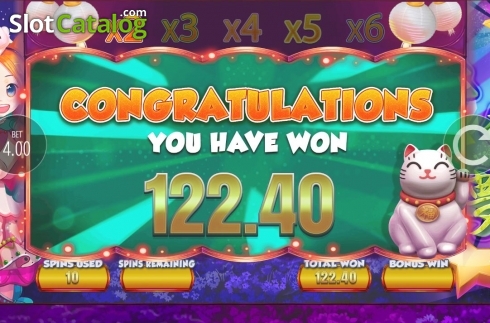 Οθόνη7. Lucky 8 Fortune Cat Κουλοχέρης
