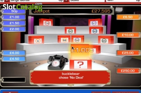 Οθόνη4. Deal or No Deal: Bingo (Blueprint) Κουλοχέρης