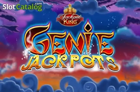Genie Jackpots Jackpot King Λογότυπο Genie Jackpots Jackpot King Λογότυπο