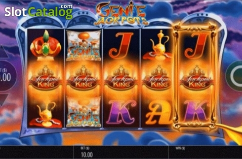 Οθόνη2. Genie Jackpots Jackpot King Κουλοχέρης