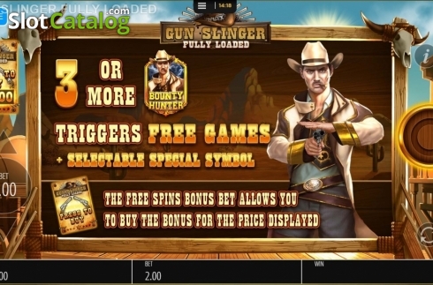Οθόνη2. Gun Slinger Fully Loaded Κουλοχέρης 