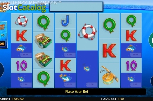 Οθόνη2. Fishin’ Frenzy Megaways Κουλοχέρης