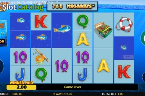 Οθόνη3. Fishin’ Frenzy Megaways Κουλοχέρης