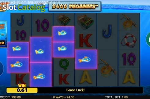Οθόνη4. Fishin’ Frenzy Megaways Κουλοχέρης