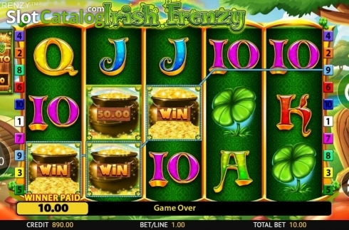 Οθόνη3. Irish Frenzy Κουλοχέρης