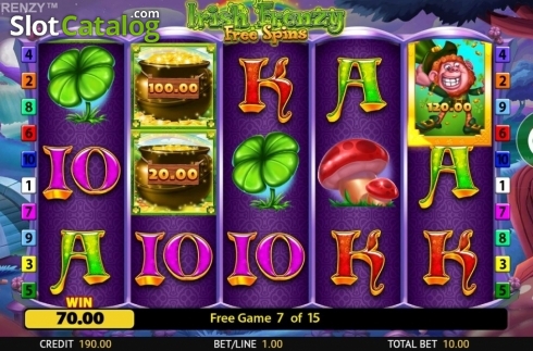 Οθόνη6. Irish Frenzy Κουλοχέρης