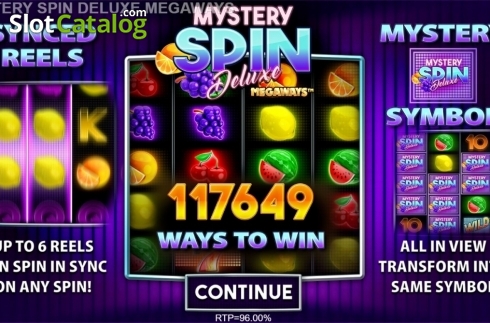 Οθόνη2. Mystery Spin Deluxe Megaways Κουλοχέρης