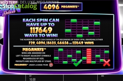 Οθόνη7. Mystery Spin Deluxe Megaways Κουλοχέρης