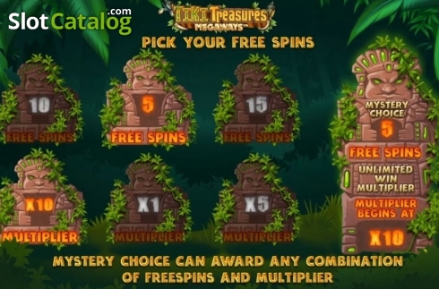 Οθόνη5. Tiki Treasures Megaways Κουλοχέρης