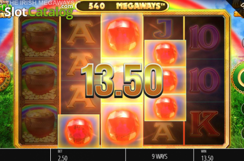Οθόνη5. Luck O' The Irish Megaways Κουλοχέρης 