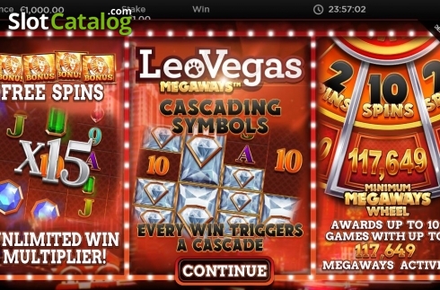 Οθόνη2. LeoVegas Megaways Κουλοχέρης