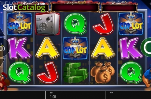 Οθόνη2. Cop the Lot Jackpot King Κουλοχέρης