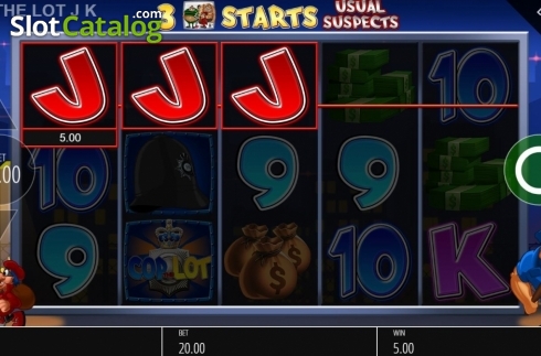Οθόνη4. Cop the Lot Jackpot King Κουλοχέρης