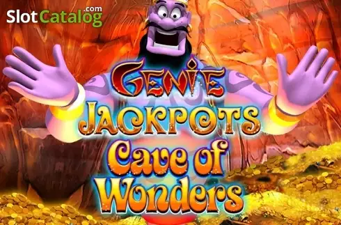 Genie Jackpots Cave of Wonders Λογότυπο Genie Jackpots Cave of Wonders Λογότυπο