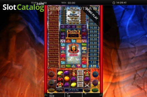 Οθόνη5. Genie Jackpots Cave of Wonders Κουλοχέρης